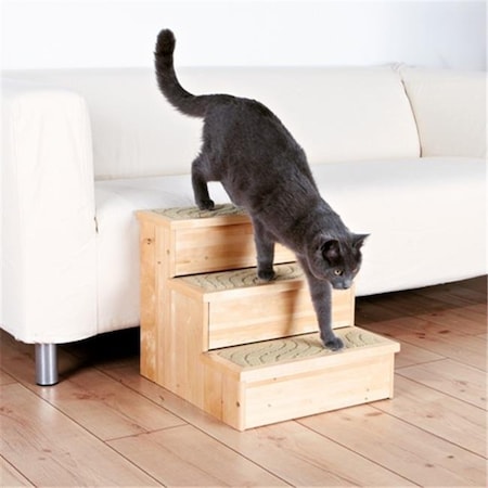 Trixie Pet Products TRIXIE Pet Products 3943 Wooden Pet Stairs - Natural 3943